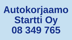 Autokorjaamo Startti Oy logo